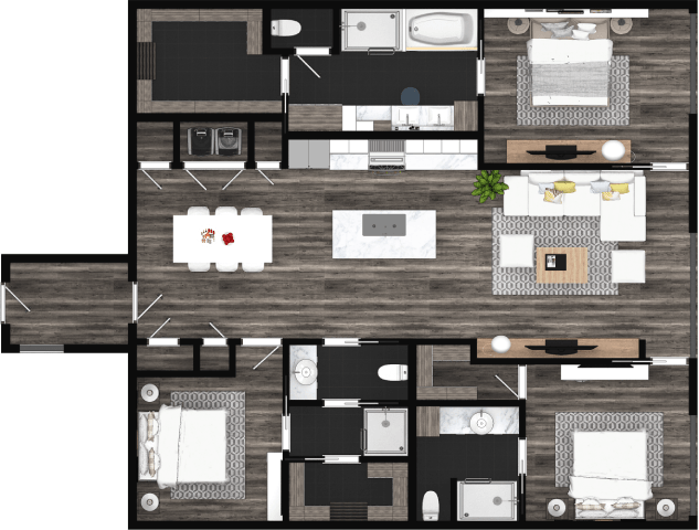 Floorplan - 3525 Normandy