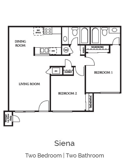 Floorplan - Rivera Apartments