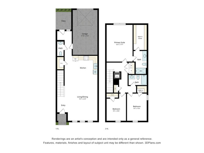 Rosemary Floor Plan - Covey Homes Clements Ferry