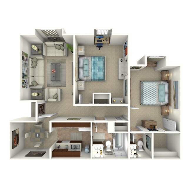 Floorplan - Bainbridge Apartments
