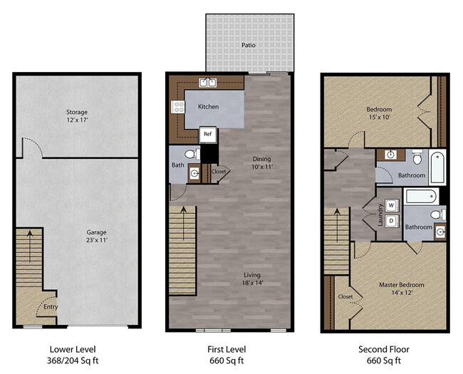 Floorplan - Pine Meadow Townhomes