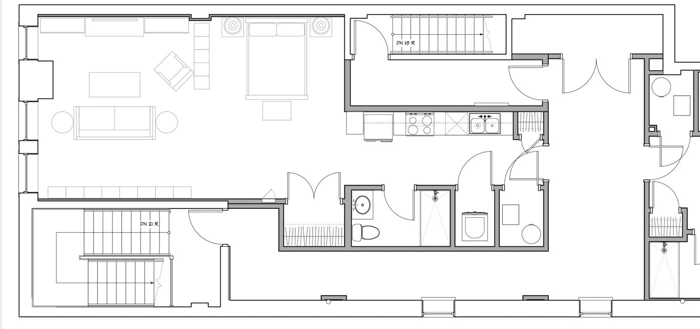 Unit#2B Room Layout - 124 S Main St