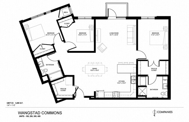 Floorplan - Wangstad Commons