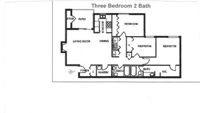 3BR/2BA - Quail Forest Apartments