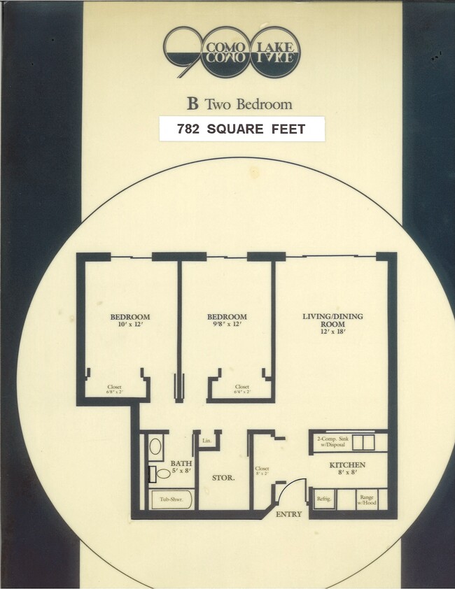 Floorplan - Como by the Lake Senior Apartments