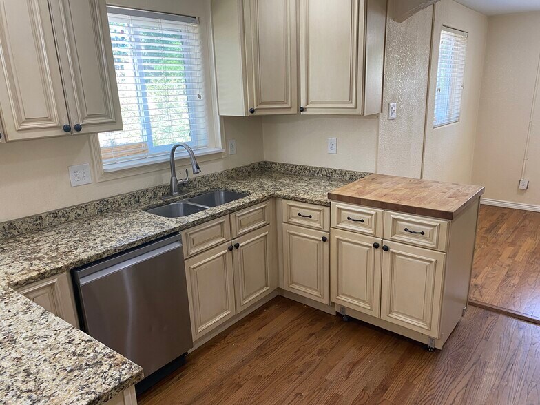 kitchen with butcher block 1 - 1690 Syracuse St