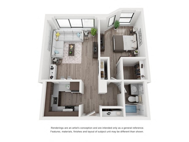 Floorplan - River North Park Apartments