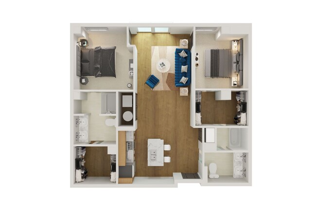 Floorplan - Overlook at RiverPlace