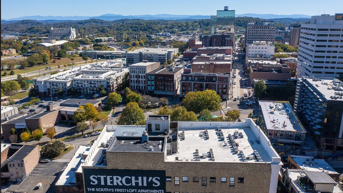 Roof Top View - 116 S Gay St