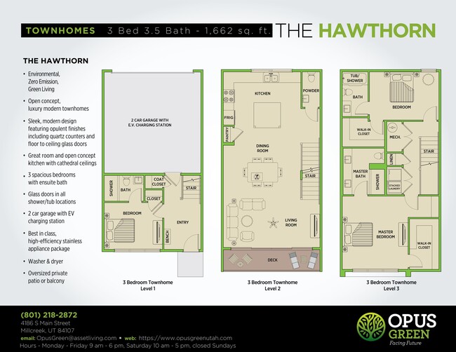 Floorplan - Opus Green Townhomes