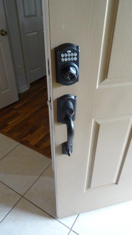 Electronic lock - no keys needed - 979 West Skyview Crossing Drive