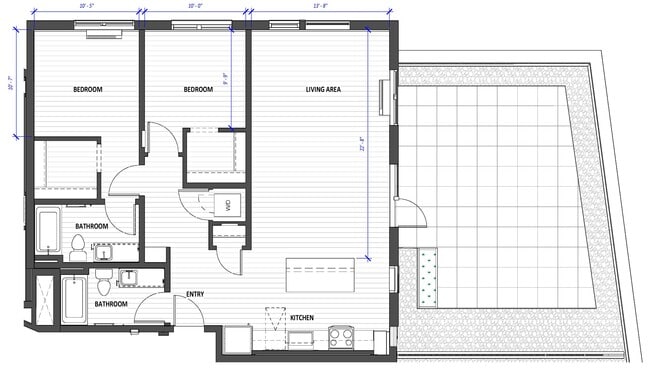 Floorplan - Hyas Point Apartments