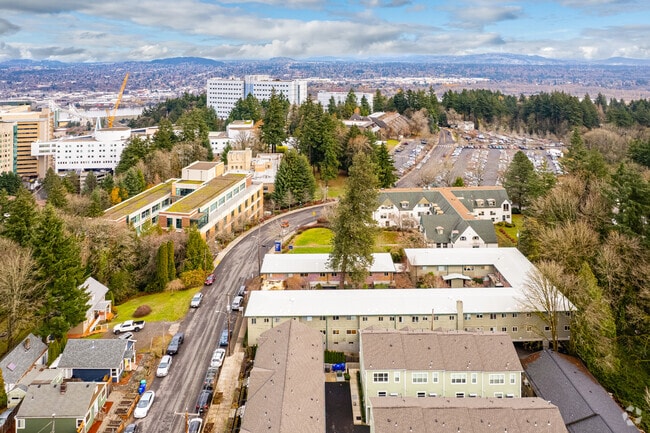 Aerial Photo - Marquam Court Apartments