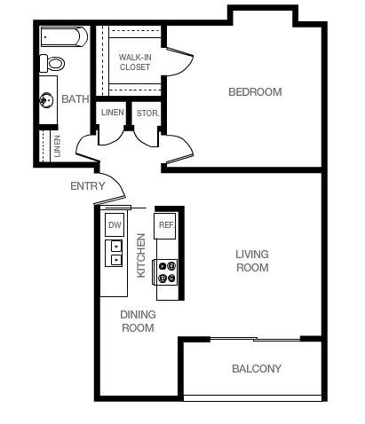 1BR/1BA - Forest Glen