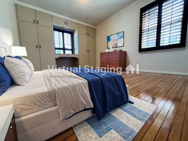 Front bedroom (virtually staged) - 14340 Hatteras St