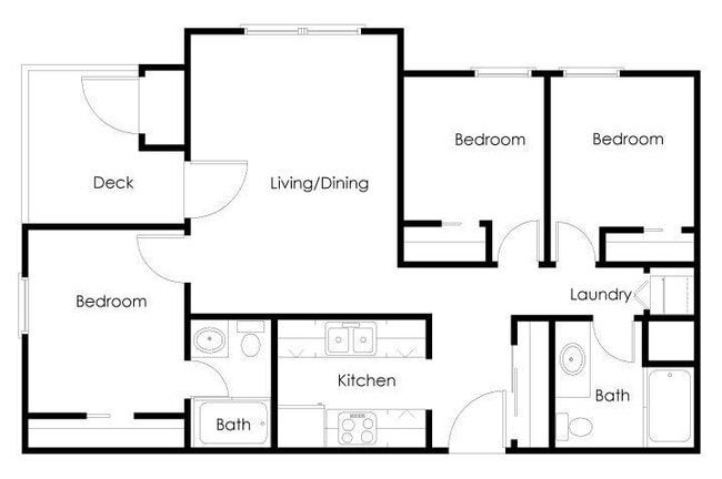 C3 floor plan Willamette Gardens - Willamette Gardens