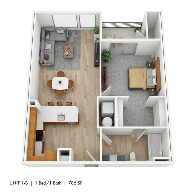 Floorplan - The 72nd Apartments