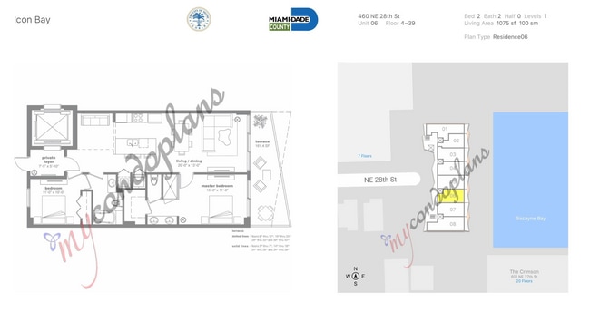 Building Photo - Spacious 2bed/2bath unit at luxury Icon Bay, with amazing bay and city views.