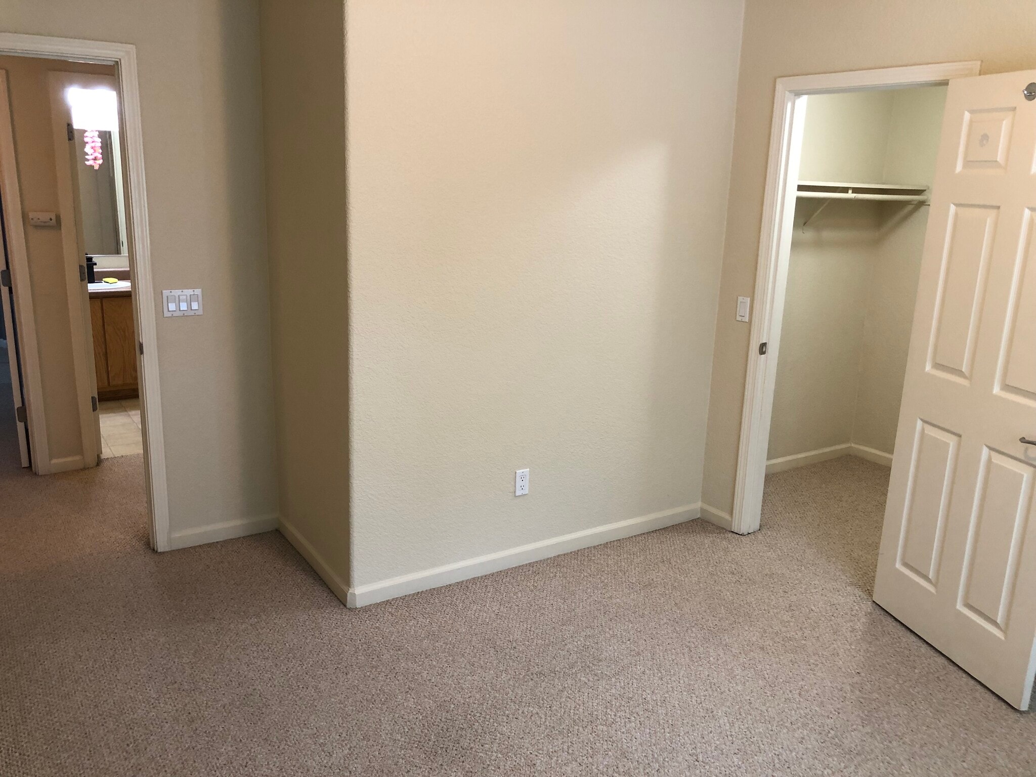 Bedroom #2 large lighted walk in closet. - 10001 Woodcreek Oaks Blvd