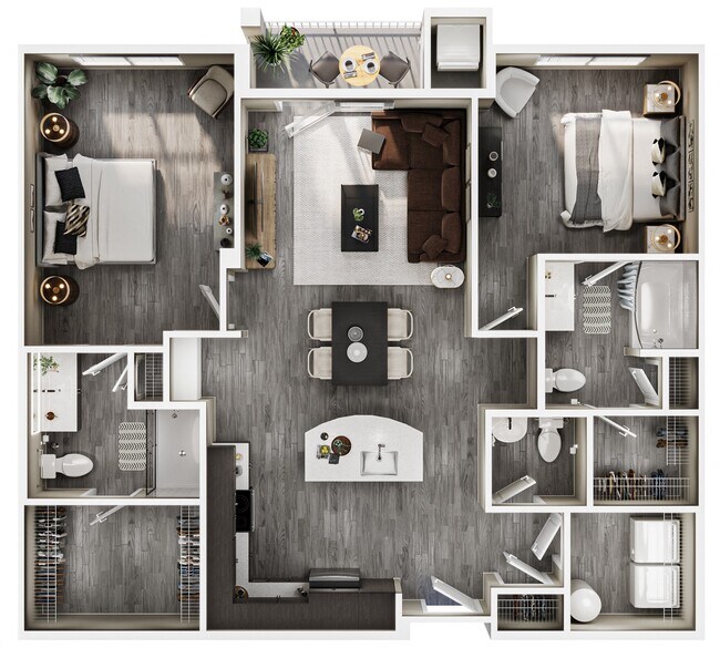 Floorplan - Altair Luxury Apartments