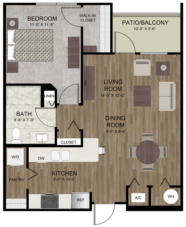 Floorplan - Forest Ridge Senior Residences