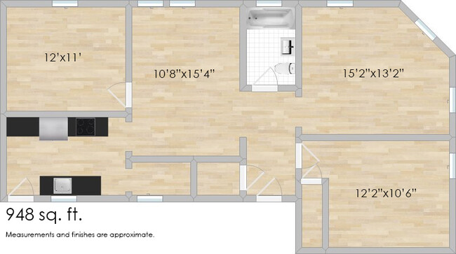 Floorplan - 123-129 N. Humphrey Ave. and 38-44 Lake St.