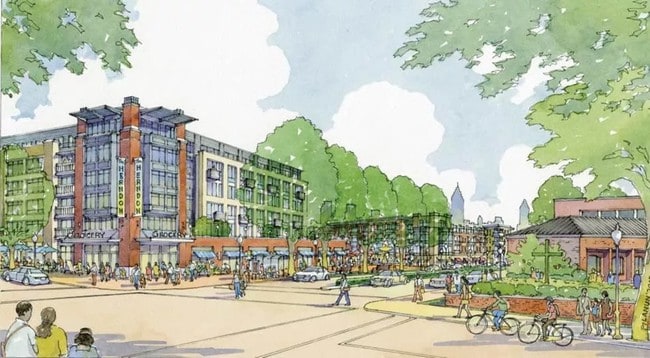 Rendering - Herndon Square