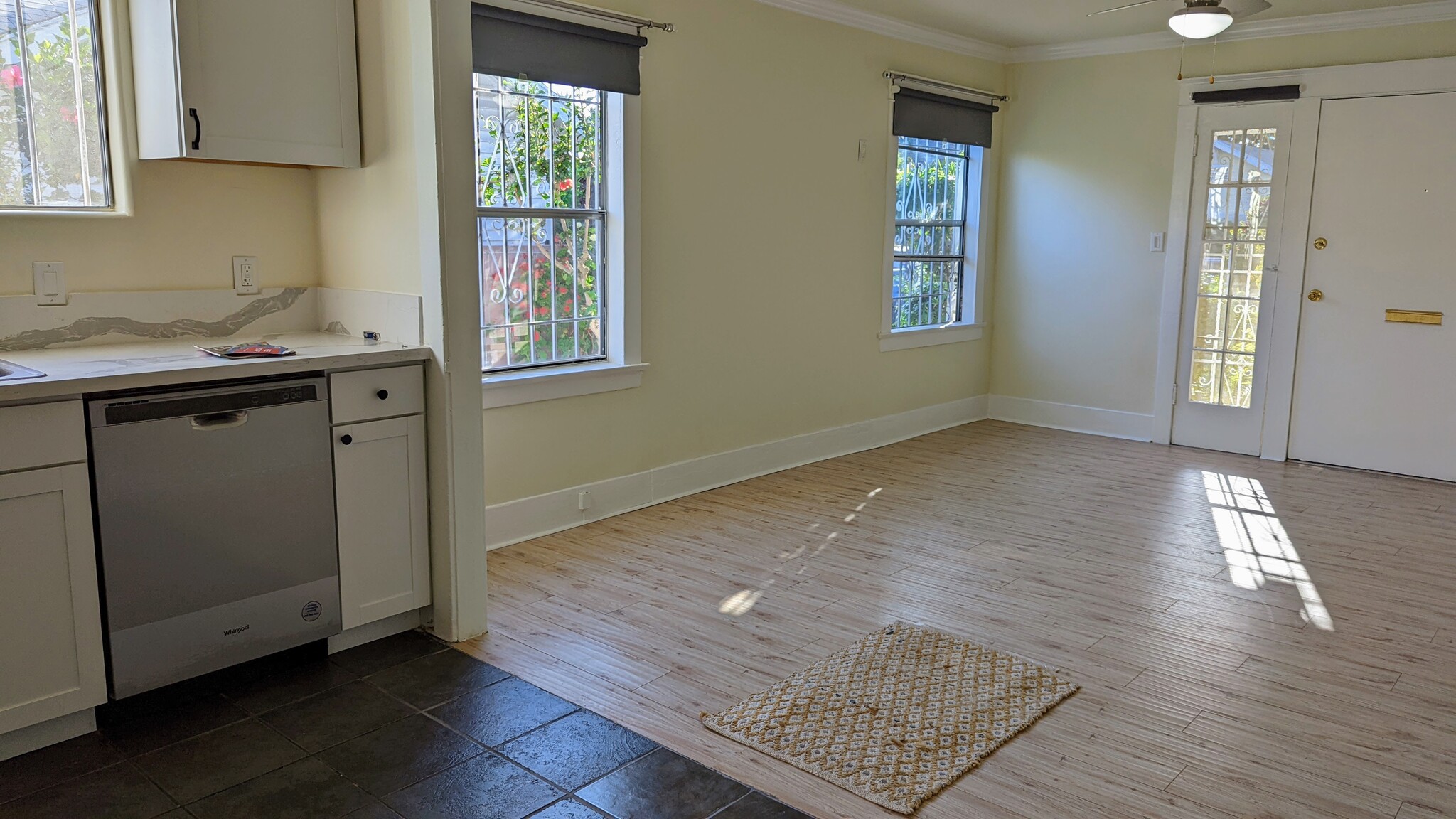 Living room windows near kitchen - 2852 S Palm Grove Ave