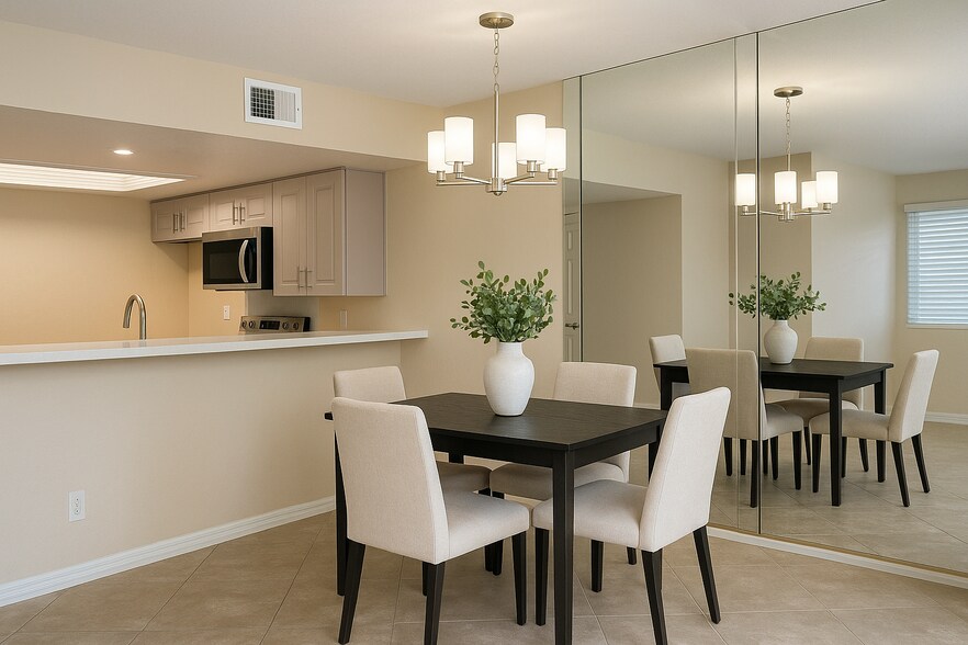 Dining room (virtual staging) - 3429 Legato Ct