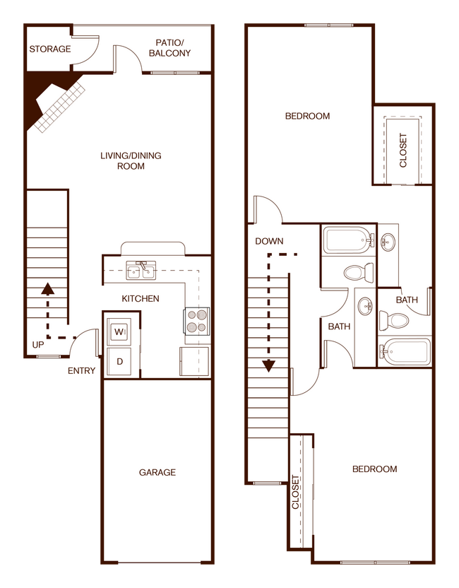 Floorplan - Oaks of Arlington