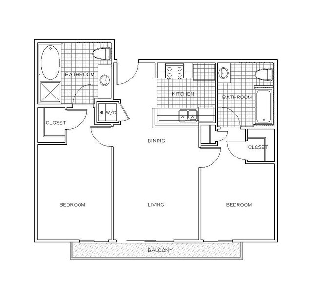Capri 2x2 floor plan PR SM Capri LLC - PR SM Capri LLC