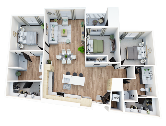 Floorplan - Banyan on Washington