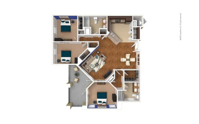 Floorplan - Cortland Fossil Creek