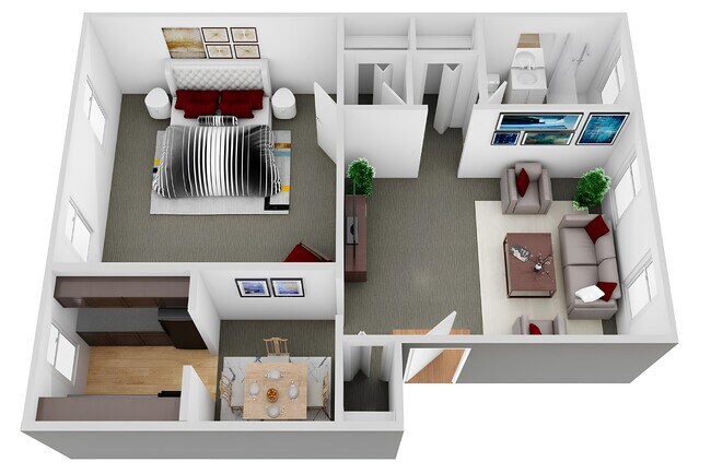 Floorplan - Capitol Square Apartments