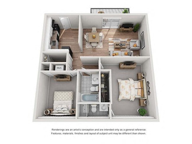 Floorplan - Mirage at Southpoint