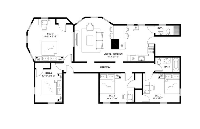 Building Photo - Room in Shared 4 bed/2 bath home