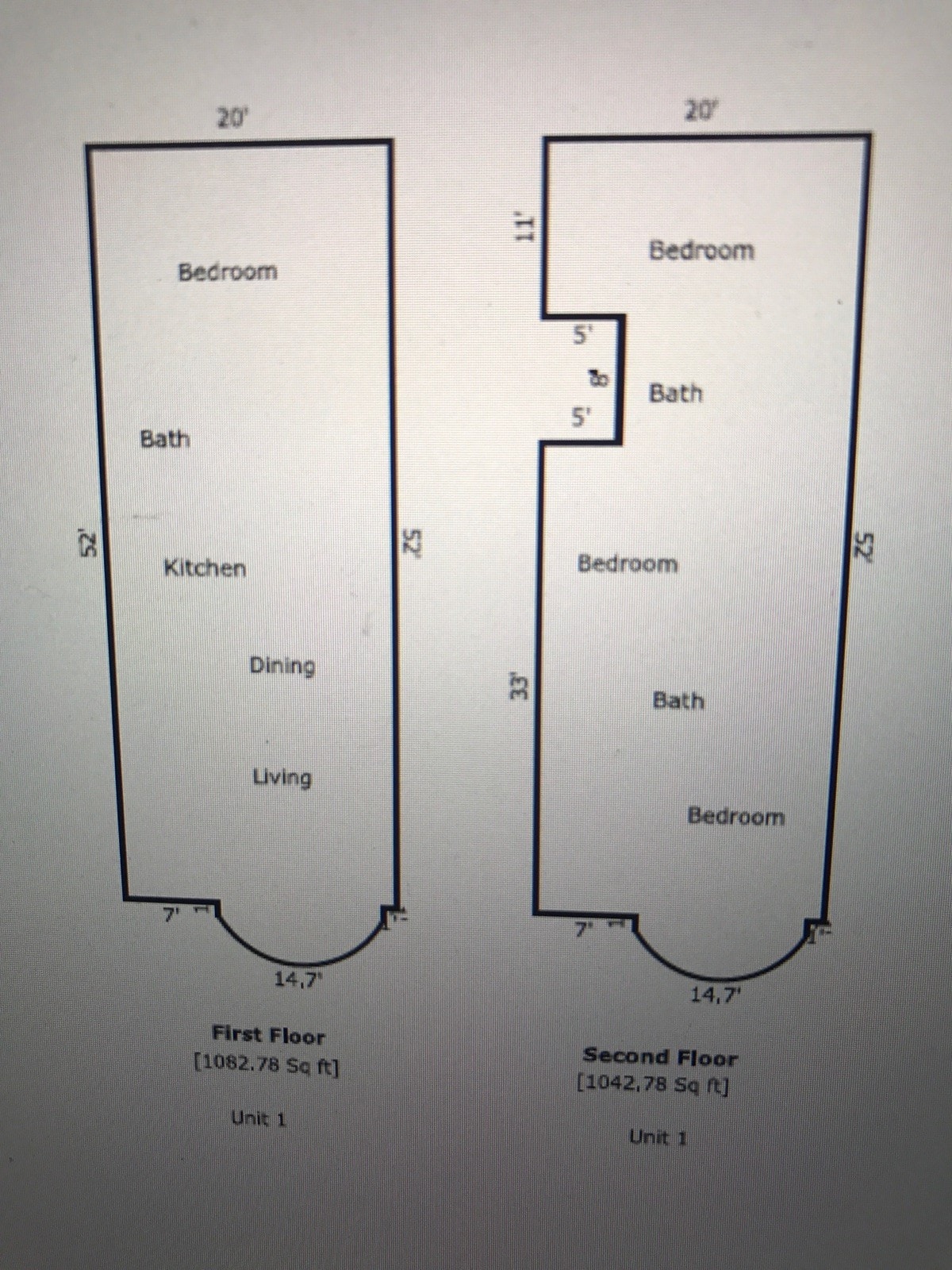 floor plan - 1116 Rhode Island Ave NW