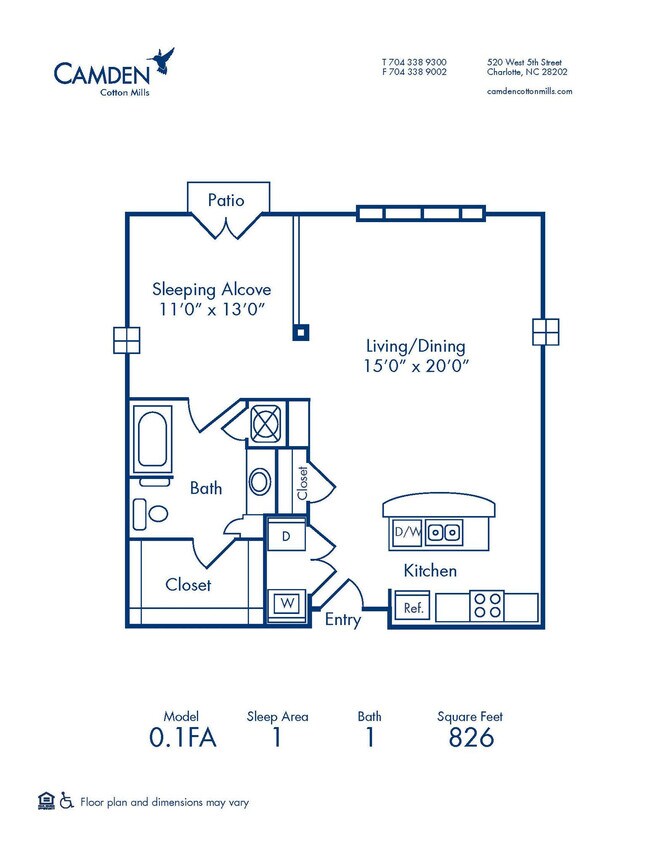Floorplan - Camden Cotton Mills