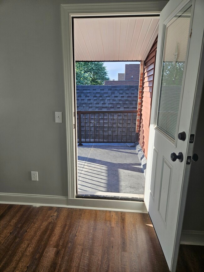 2nd floor porch off the Main Bedroom - 328 Pratt St