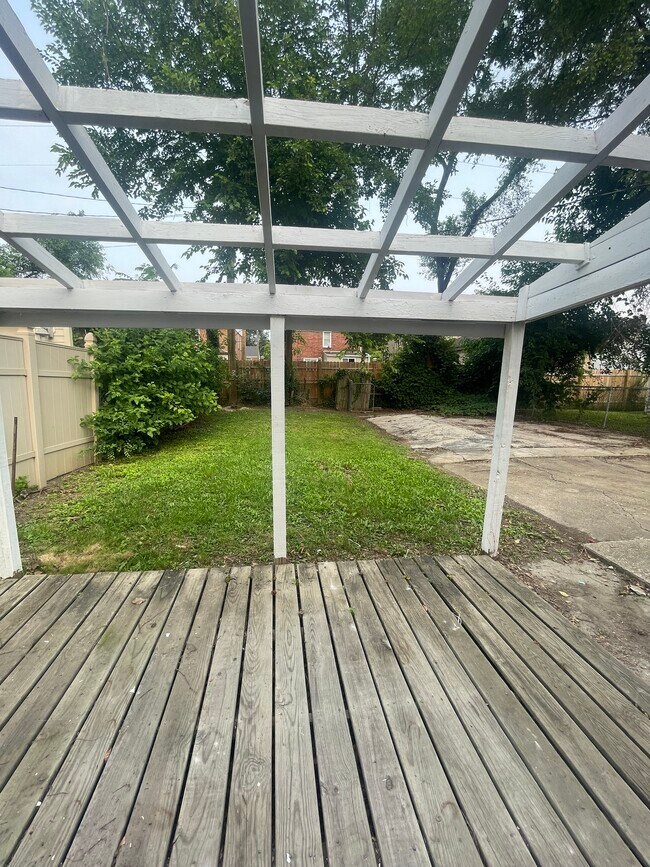 Backyard - 8120 Appoline St