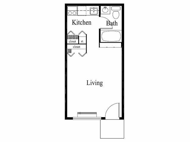 Floorplan - Windwood Apartments