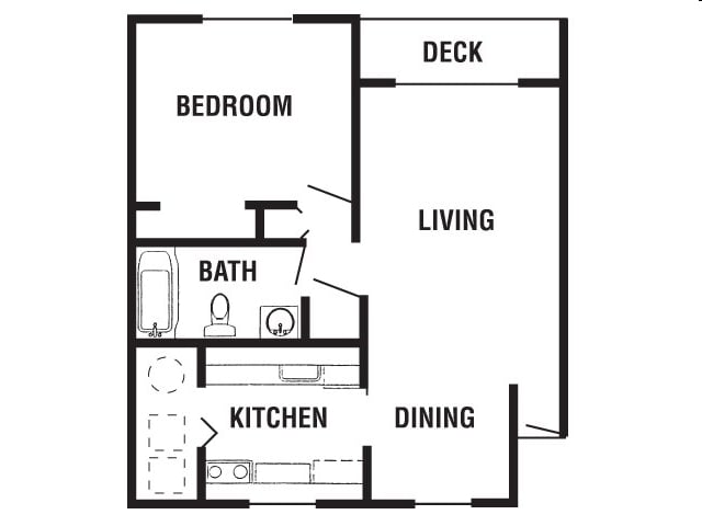 1BR/1BA - Rolling Hills Apartments