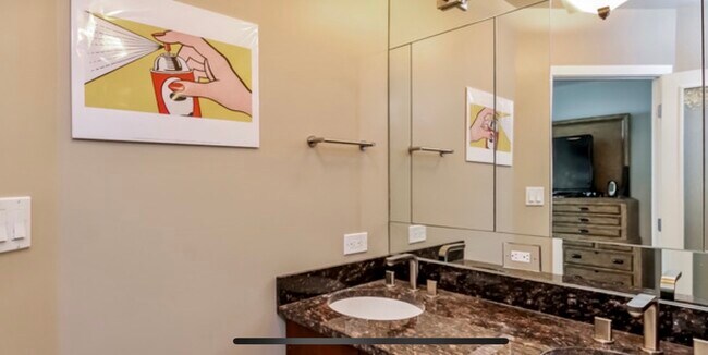 Primary en-suite bath double vanities - 1000 N Lake Shore Dr