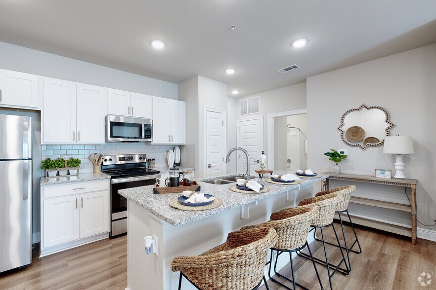 The Rousseau: 1BR, 1BA - Kitchen - The Hangar