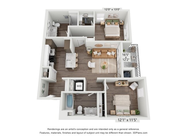 B1 Floor plan - Atlas at Canyon Trails