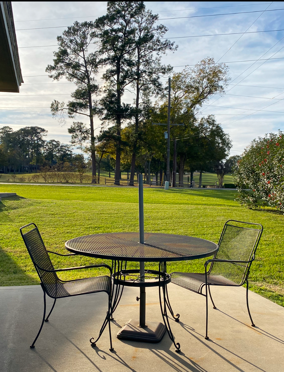 Patio with Golf Course Views - 1416 April Villas W