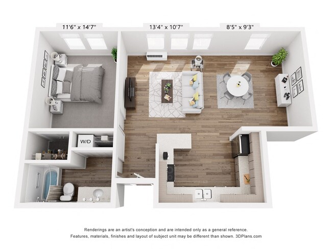 Floorplan - 134th Street Lofts