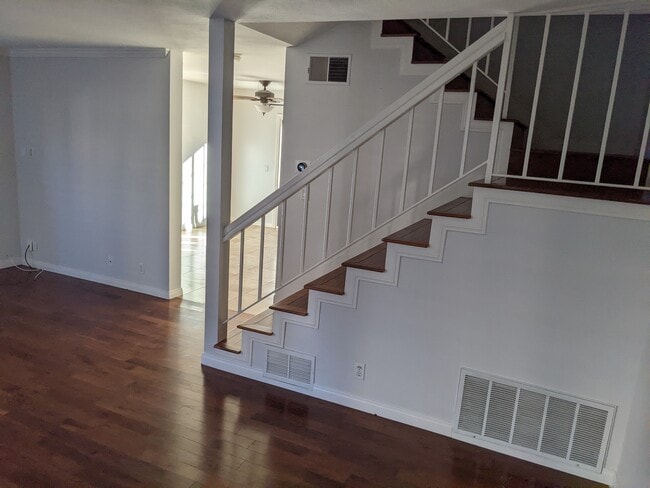 Living Room facing stairs - 1700 W Cerritos Ave