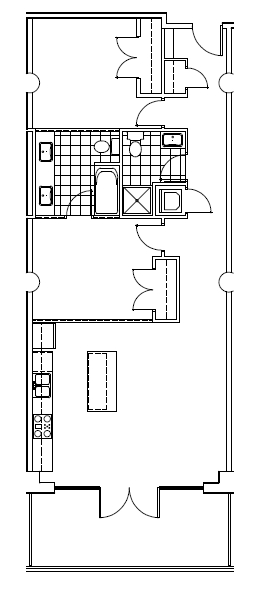 2BR/2BA - Chesapeake Lofts