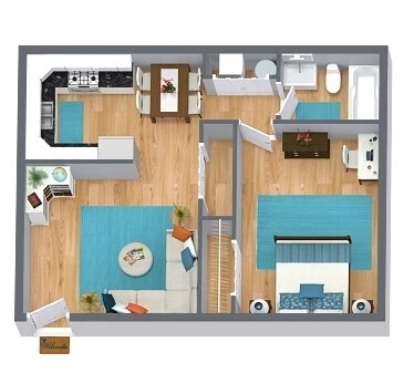 One Bedroom - The Gateway At Skyline Apartments